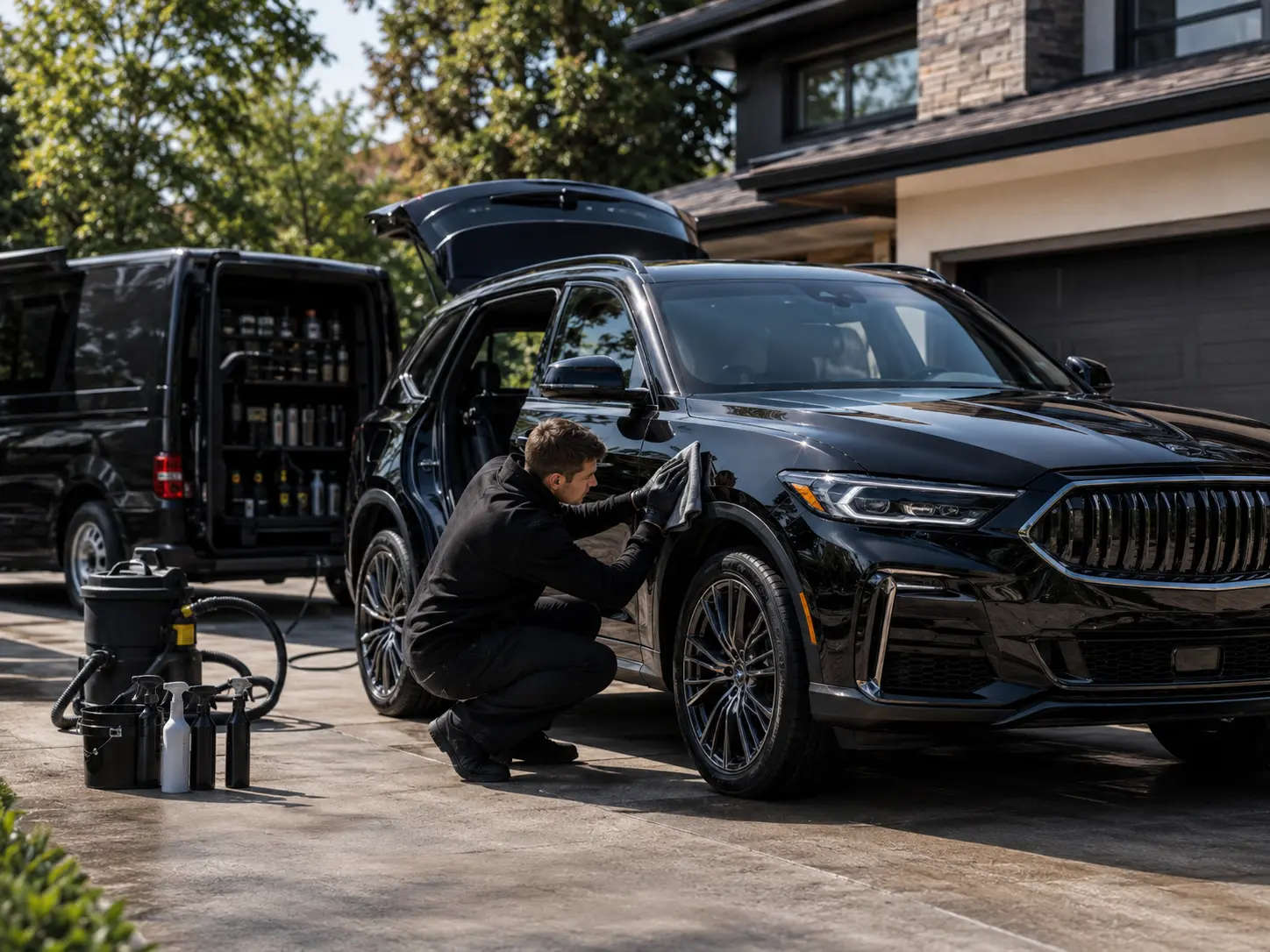 Full mobile detailing service in Calgary by Jasura Detailing Collective
