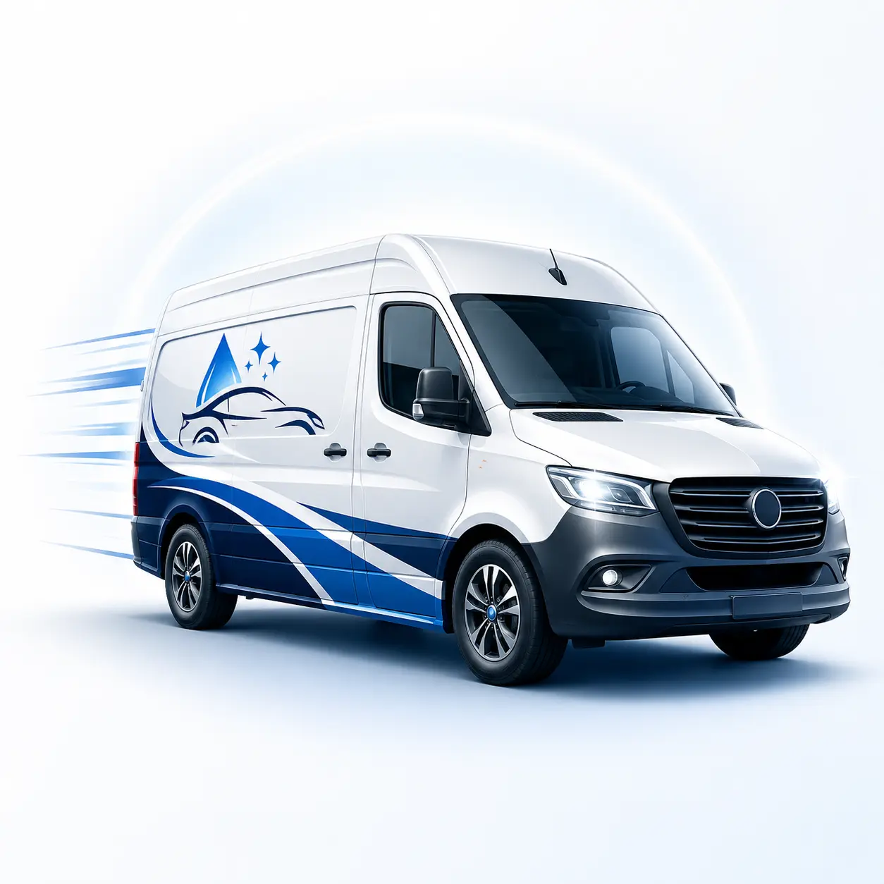 Mobile service van icon